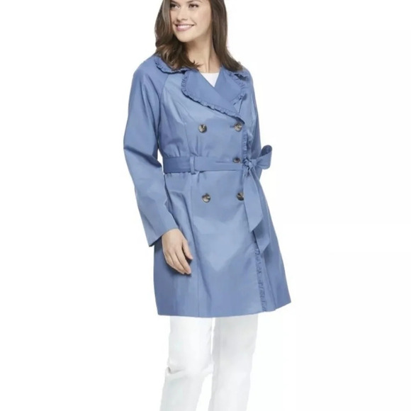 NWOT Gal Meets Glam Trench Coat - Picture 1 of 9